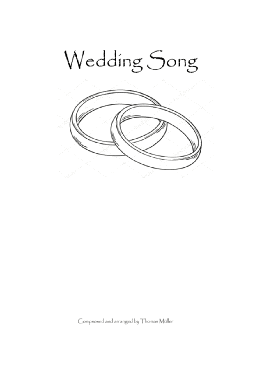 Wedding Song - for Saxophone Quartett Saxophone Quartet scores gallery preview page 1