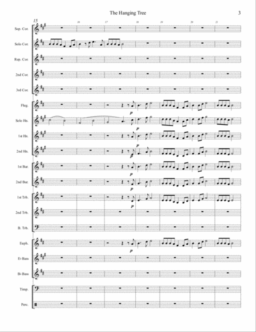 The Hanging Tree Brass Band scores gallery preview page 4