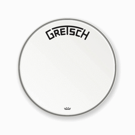 Gretsch Bass Head, Coated 22in Broadkaster Logo