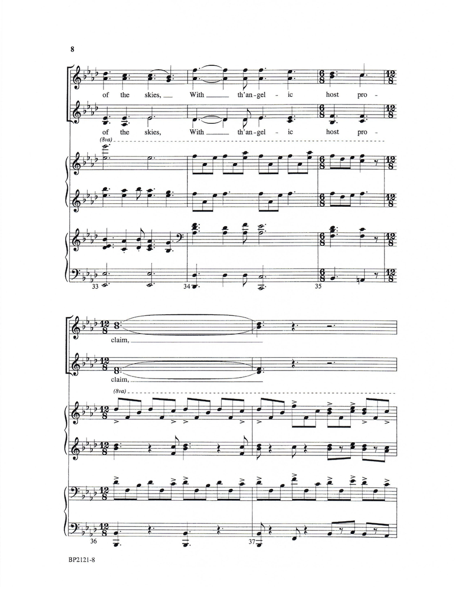 Hark! the Herald Angels Sing - Forrest - SSAA SSAA scores gallery preview page 8