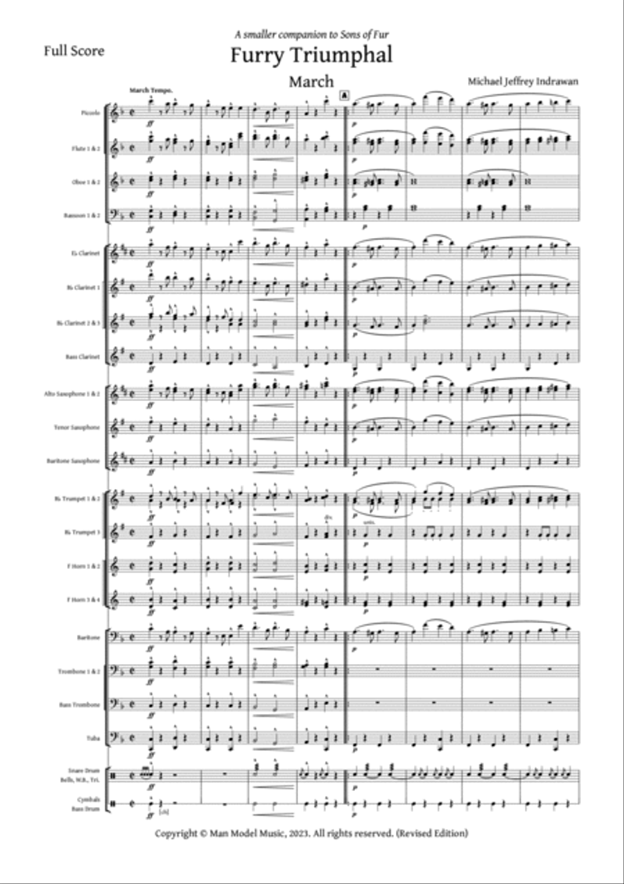 Furry Triumphal Concert Band scores gallery preview page 2
