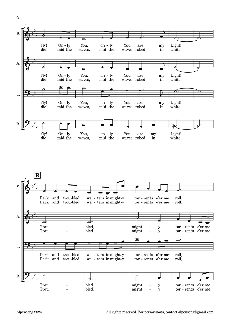 Even Now, You Are Lord 4-Part scores gallery preview page 2