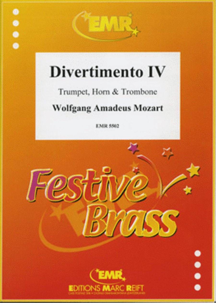 Divertimento IV Divertimento IV Cornet scores gallery preview page 1