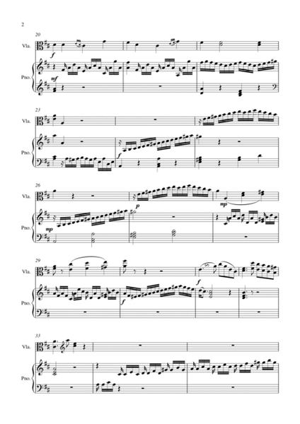 Sonata for Viola and Piano