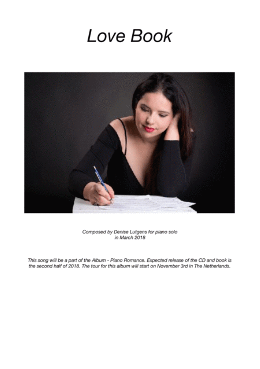 Love Book by Denise Lutgens Piano Solo scores gallery preview page 1