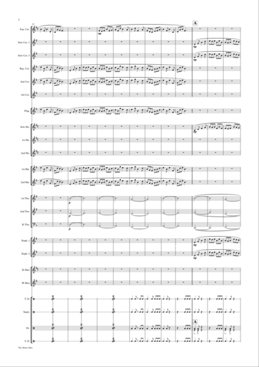 Merry Men Brass Band scores gallery preview page 2
