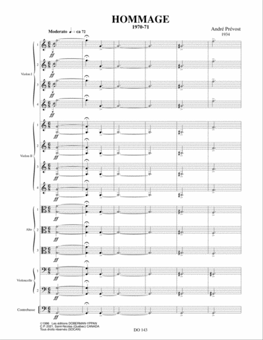 Hommage Orchestra scores gallery preview page 5