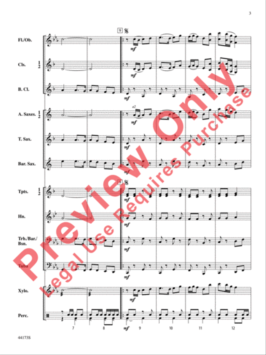 Cape Breton March Cape Breton March Concert Band scores gallery preview page 4