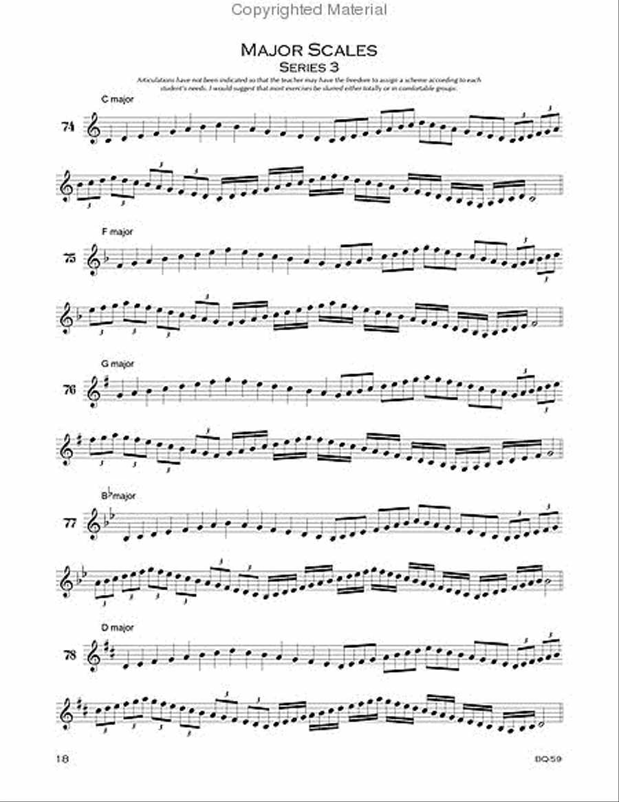 Daily Scale Builder B-Flat Trumpet scores gallery preview page 2