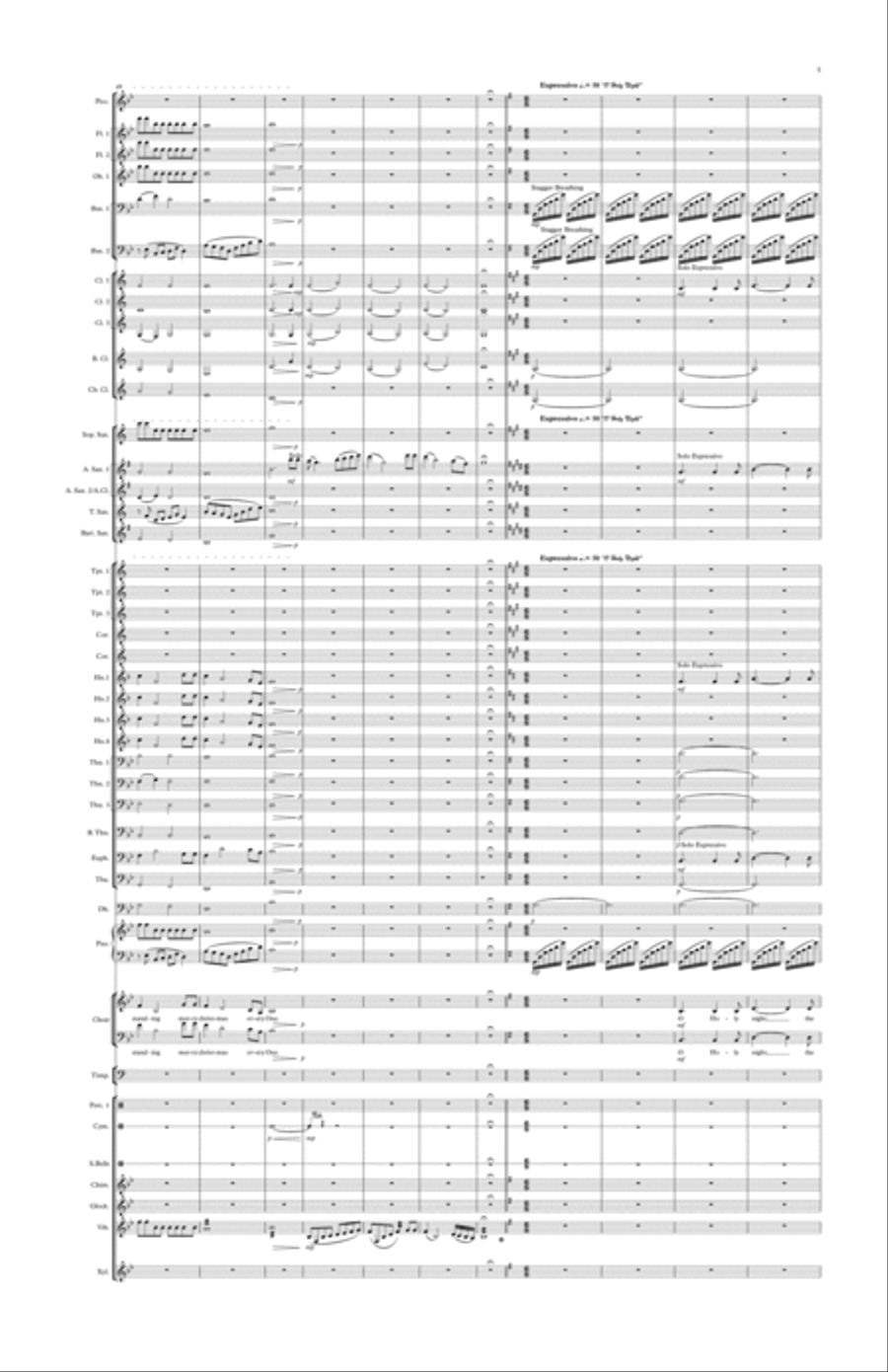 A Winds Christmas Spirit & Sing Along Concert Band scores gallery preview page 5