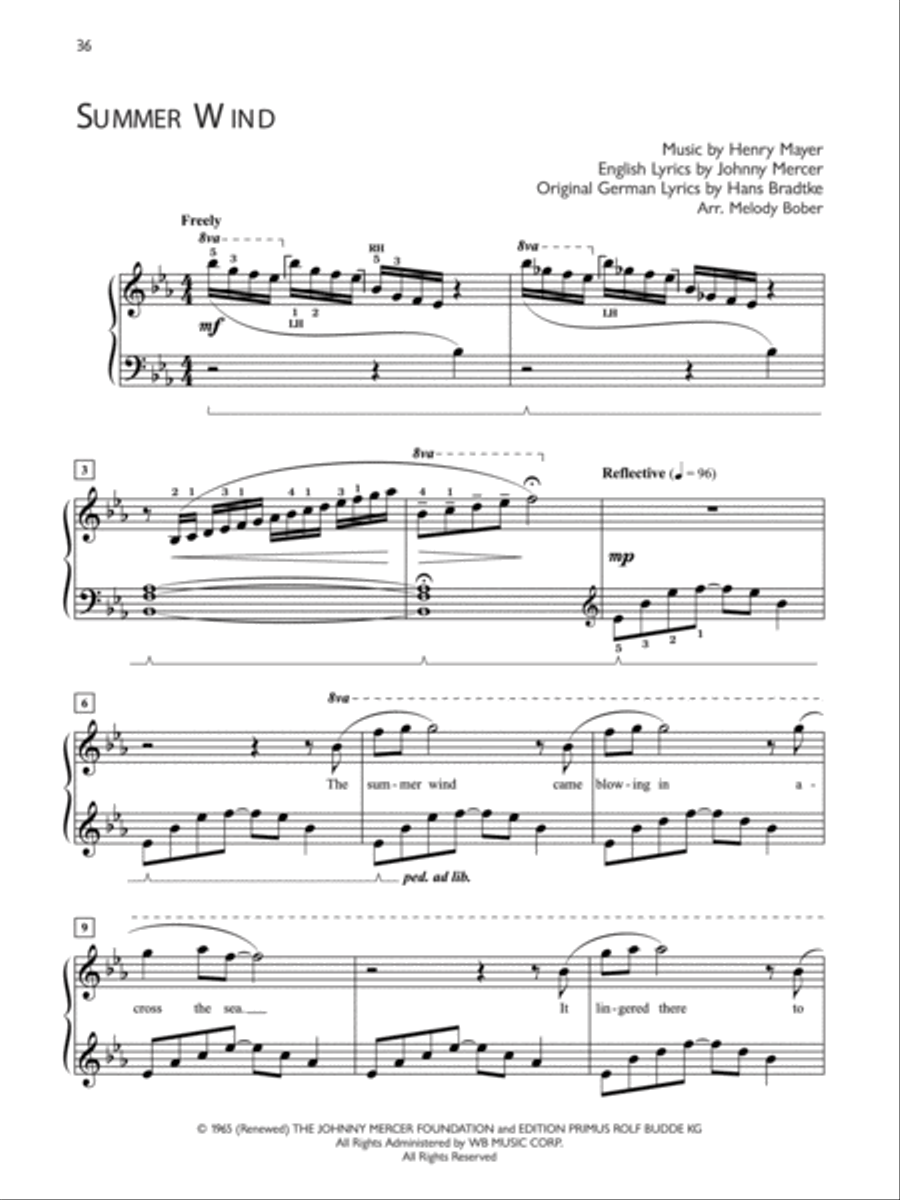 Popular Performer -- Mercer Piano Solo scores gallery preview page 5