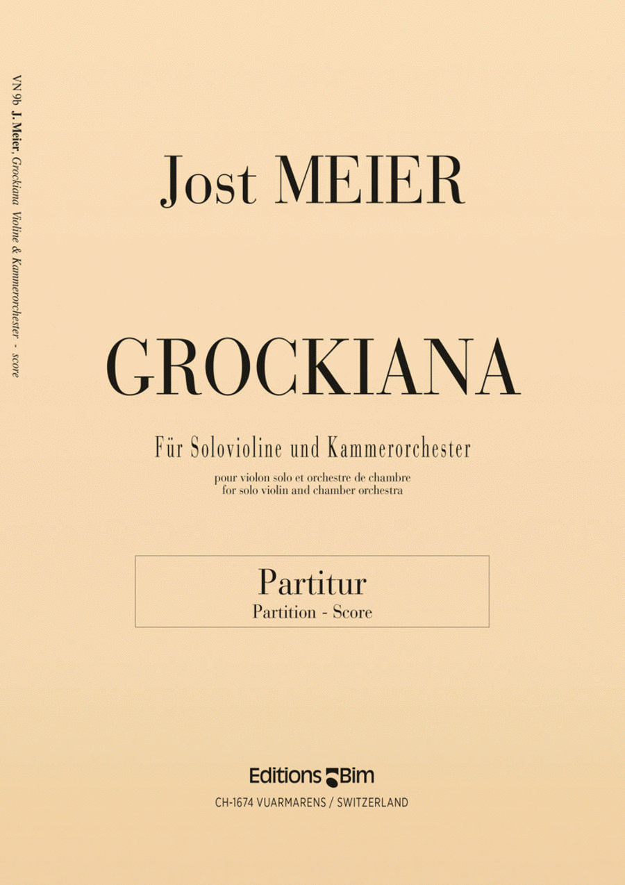 Grockiana Chamber Orchestra scores gallery preview page 1