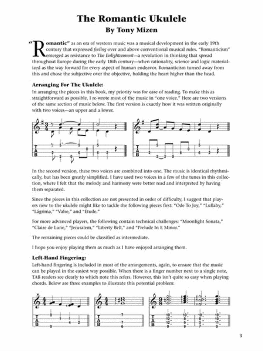 The Romantic Ukulele The Romantic Ukulele Acoustic Guitar scores gallery preview page 4