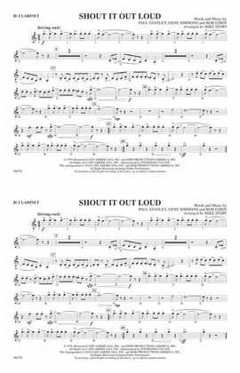 Shout It Out Loud: 1st B-flat Clarinet