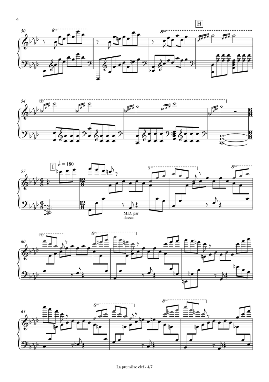 La première clef Piano Solo scores gallery preview page 4