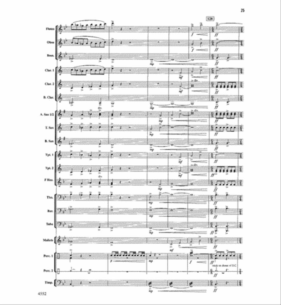 The Light Of Dawn Concert Band scores gallery preview page 24