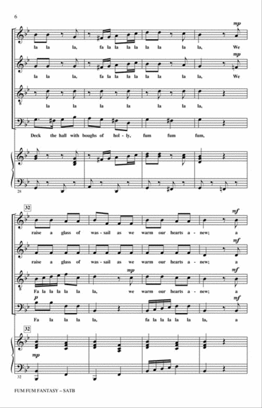 Fum Fum Fantasy 4-Part scores gallery preview page 3