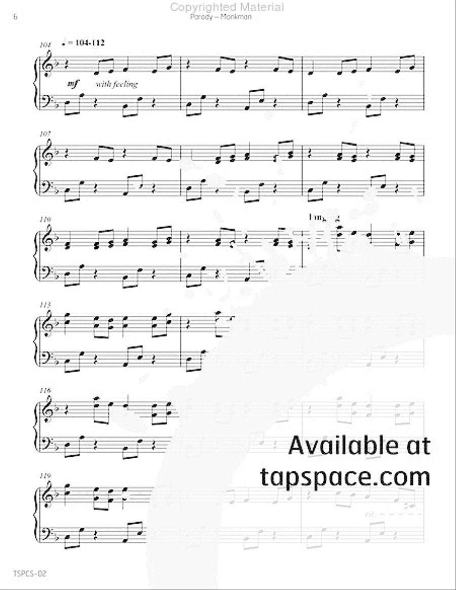 Parody Parody Marimba scores gallery preview page 9