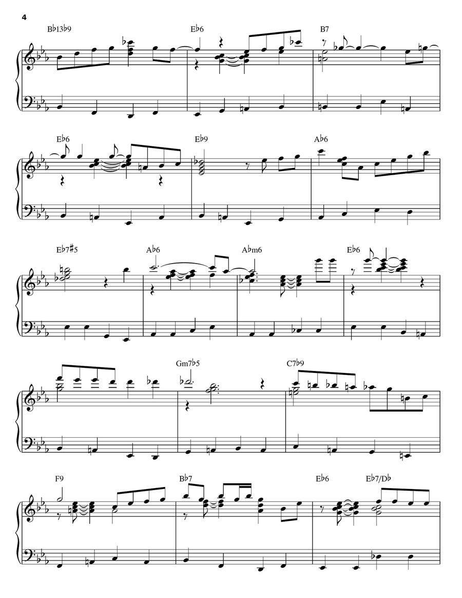 Let's Dance Let's Dance Piano Solo scores gallery preview page 4
