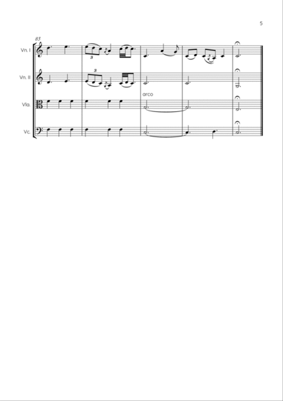 Cherry Wine Cherry Wine String Quartet scores gallery preview page 5