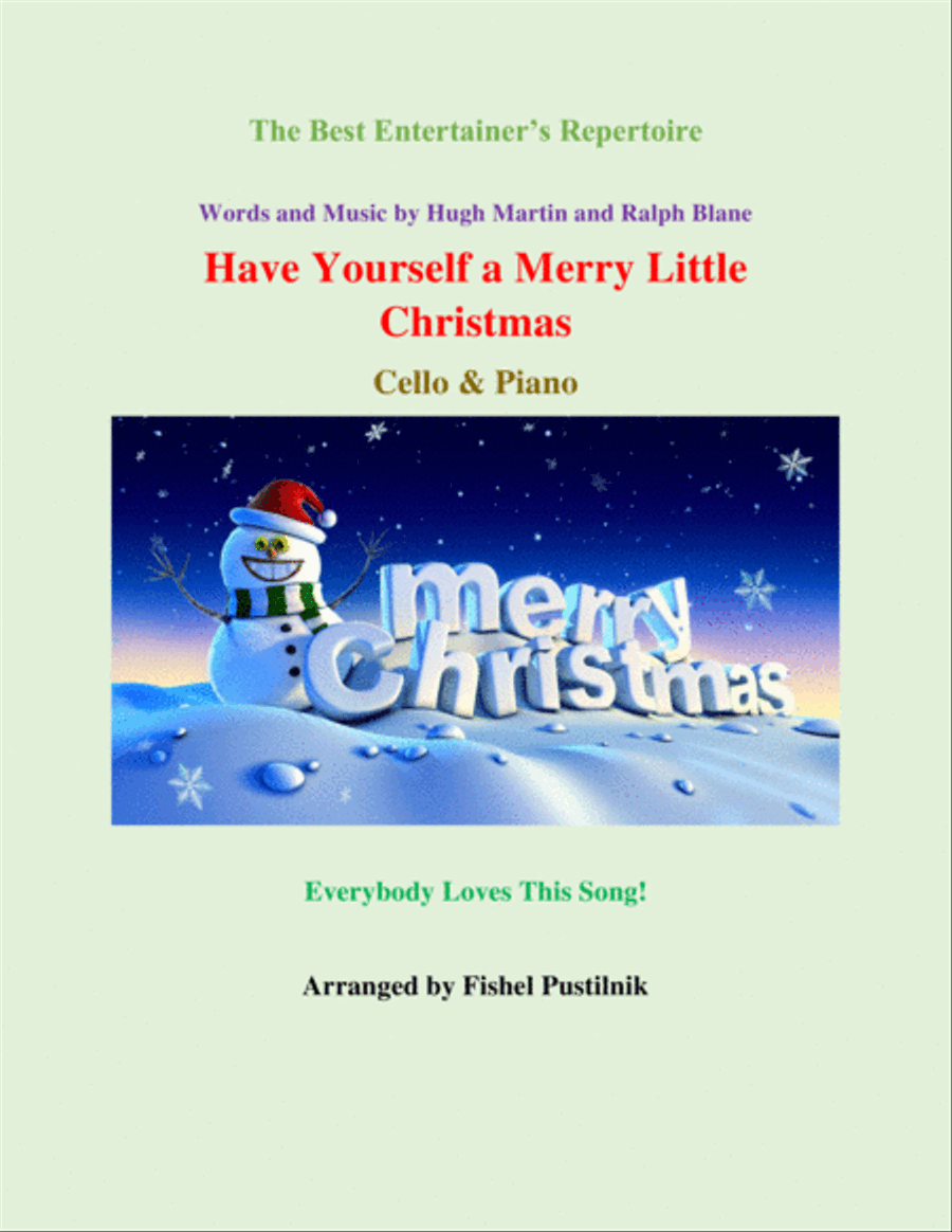 Have Yourself A Merry Little Christmas from MEET ME IN ST. LOUIS Piano scores gallery preview page 1