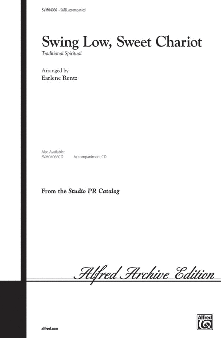 Swing Low, Sweet Chariot 4-Part scores gallery preview page 1