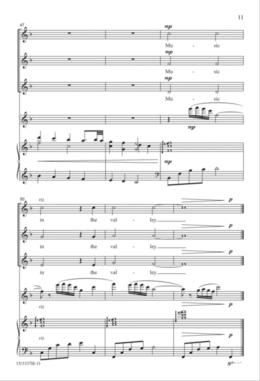 Music in the Valley SSA scores gallery preview page 11