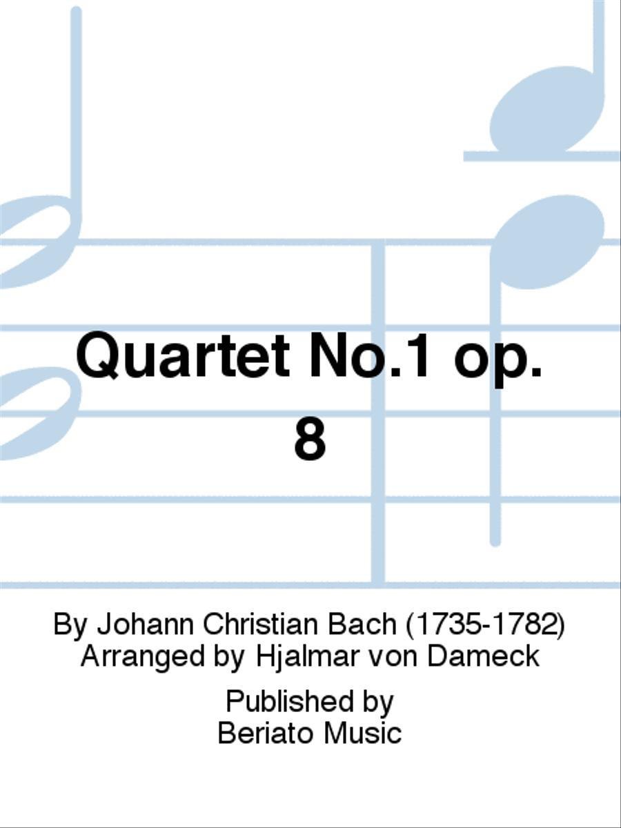 Quartet No.1 op. 8 Flute scores gallery preview page 1