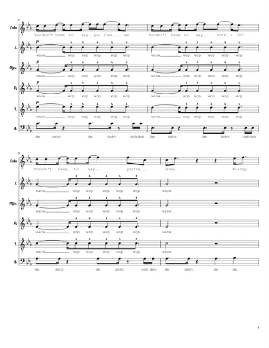 Adore You Divisi scores gallery preview page 3
