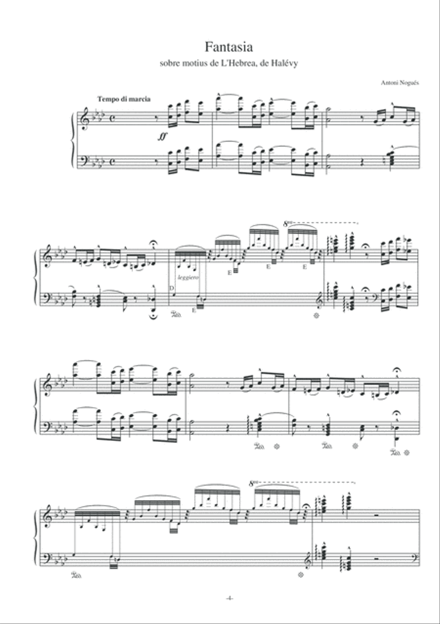Fantasia Piano Solo scores gallery preview page 6