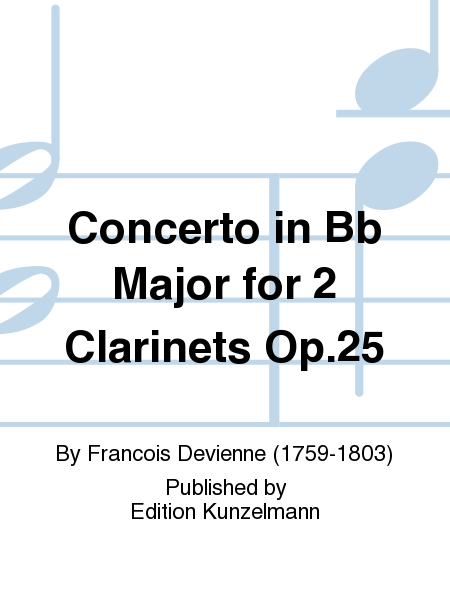 Concerto in Bb Major for 2 Clarinets Op. 25