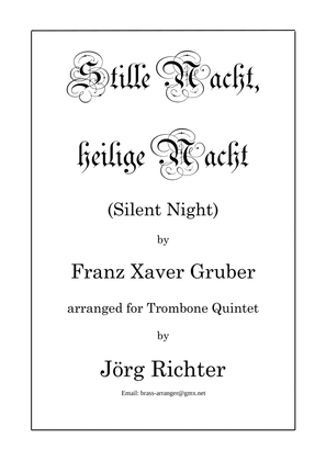 Stille Nacht, heilige Nacht (Silent Night) for Trombone Quintet