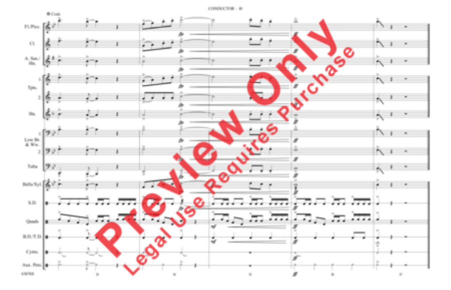Birthday Birthday Marching Band scores gallery preview page 11