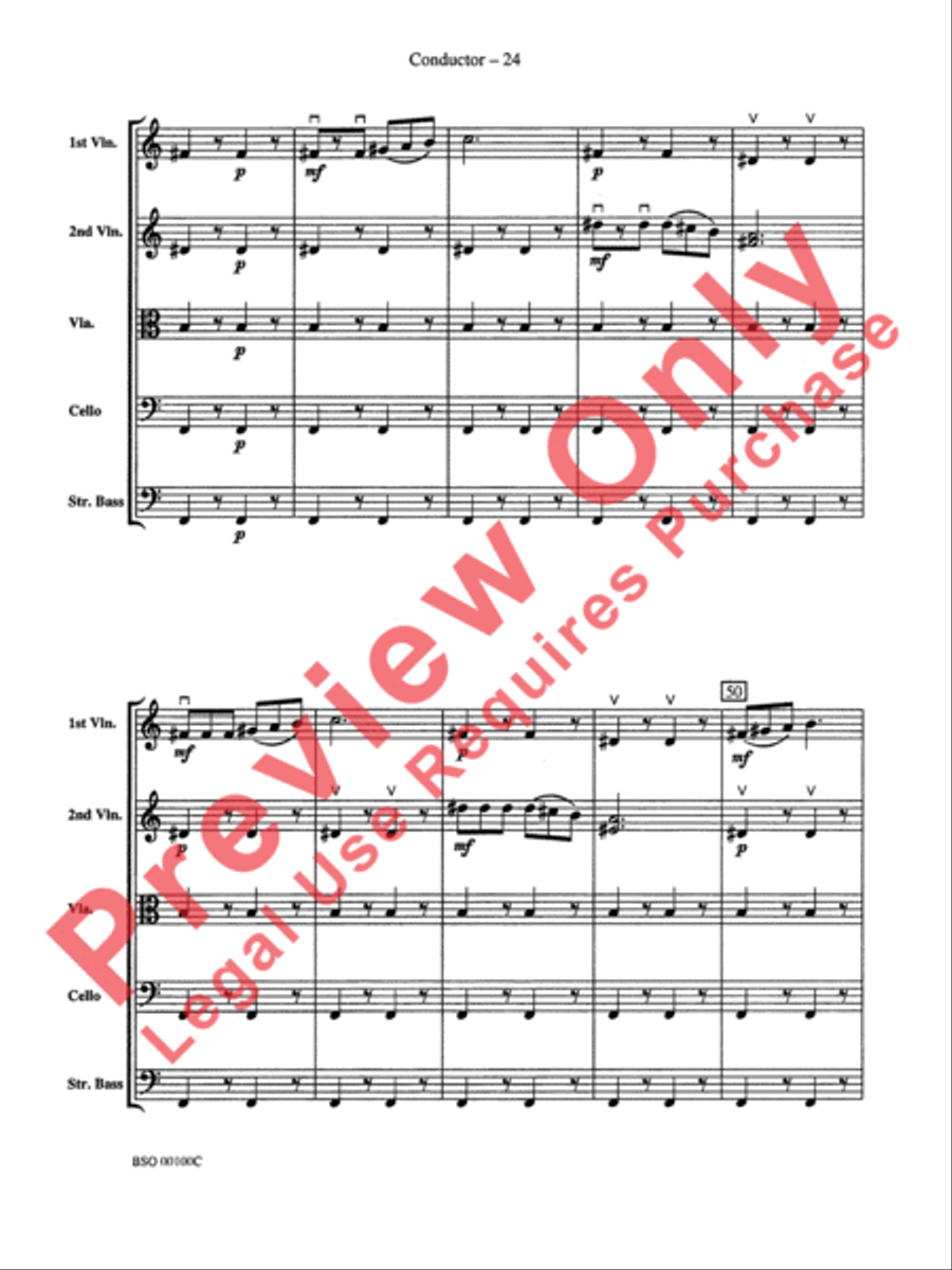 Knightsbridge Suite String Orchestra scores gallery preview page 26