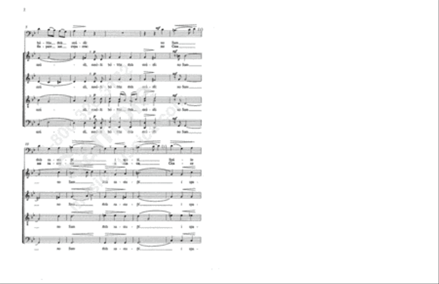 From My Youth 4-Part scores gallery preview page 3