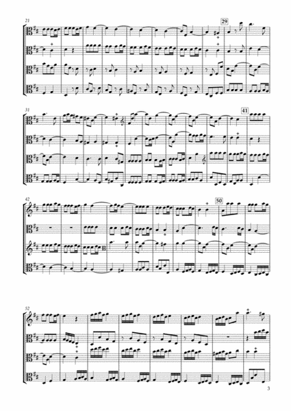 Sonata Op.34-4 for Four Violas image number null