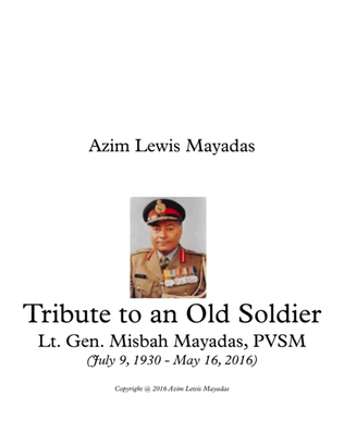 Tribute to an Old Soldier