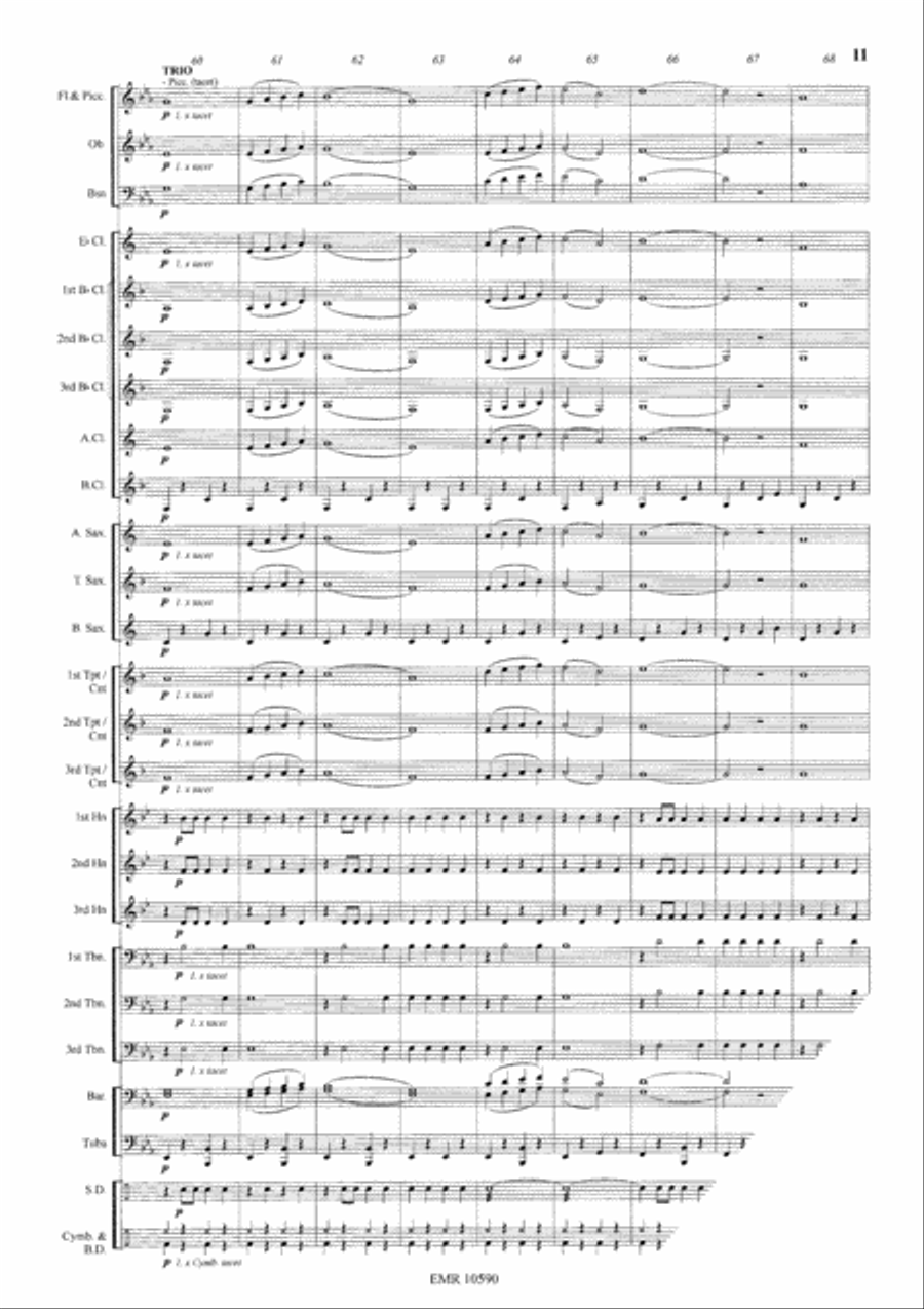 Happy Times Concert Band scores gallery preview page 12