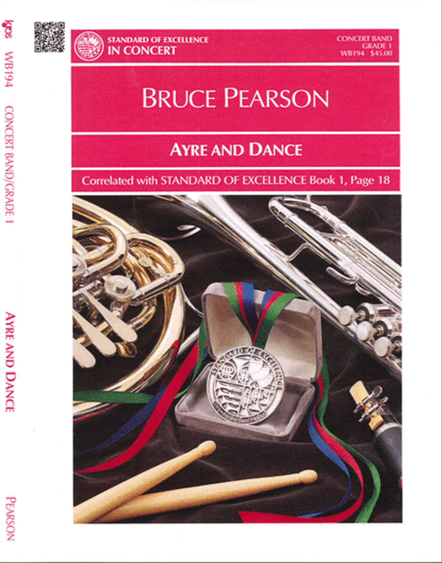 Ayre and Dance Concert Band scores gallery preview page 1