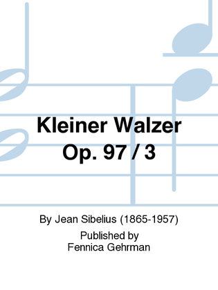 Book cover for Kleiner Walzer Op. 97 / 3