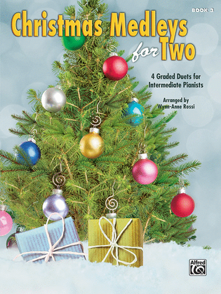 Book cover for Christmas Medleys for Two, Book 3