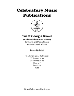 Book cover for Sweet Georgia Brown