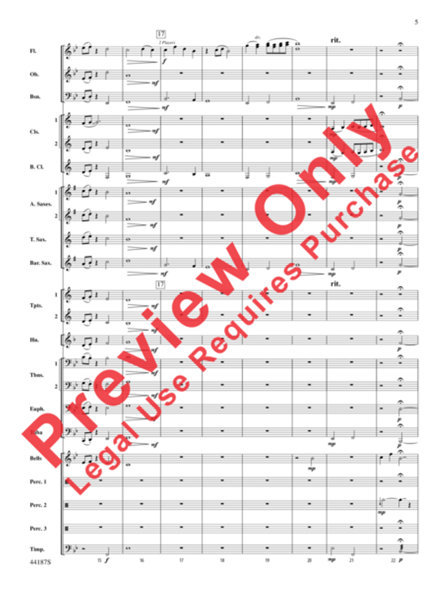 Zeeland Zeeland Concert Band scores gallery preview page 25