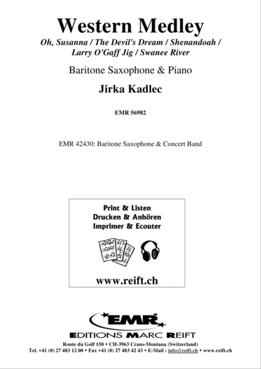 Western Medley Baritone Saxophone scores gallery preview page 2