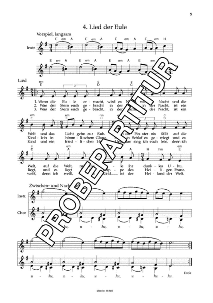 Tierlieder an der Krippe Tierlieder an der Krippe Children's Choir scores gallery preview page 6