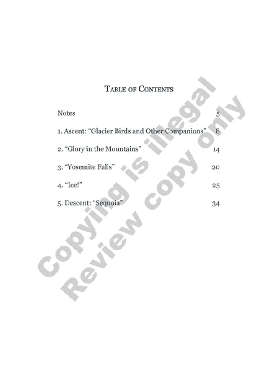 Songs from the High Sierra High Voice scores gallery preview page 22