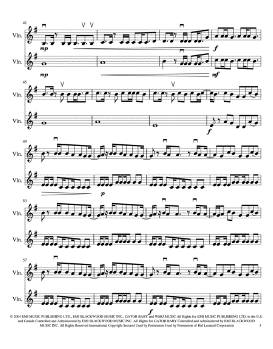 Unwritten String Duet scores gallery preview page 3