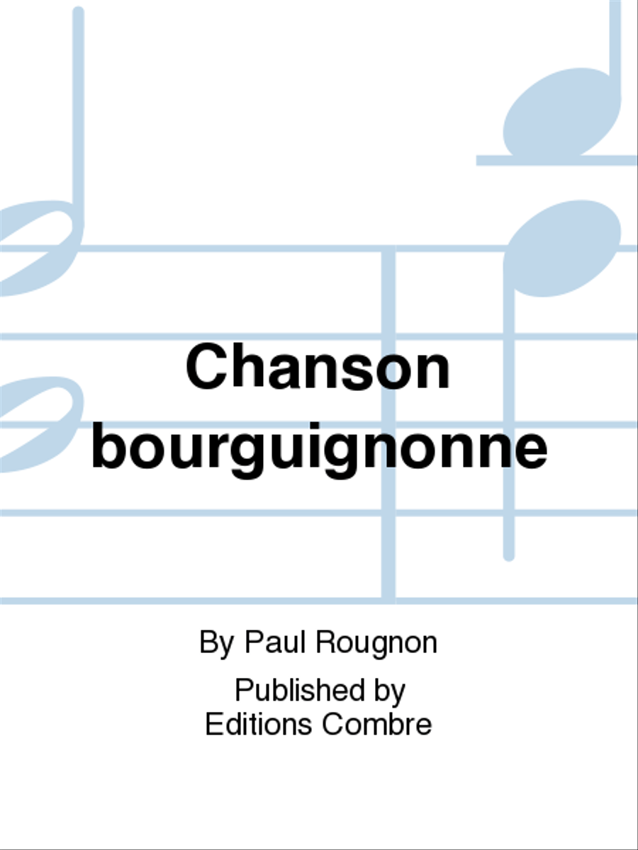 Chanson bourguignonne Piano Solo scores gallery preview page 1