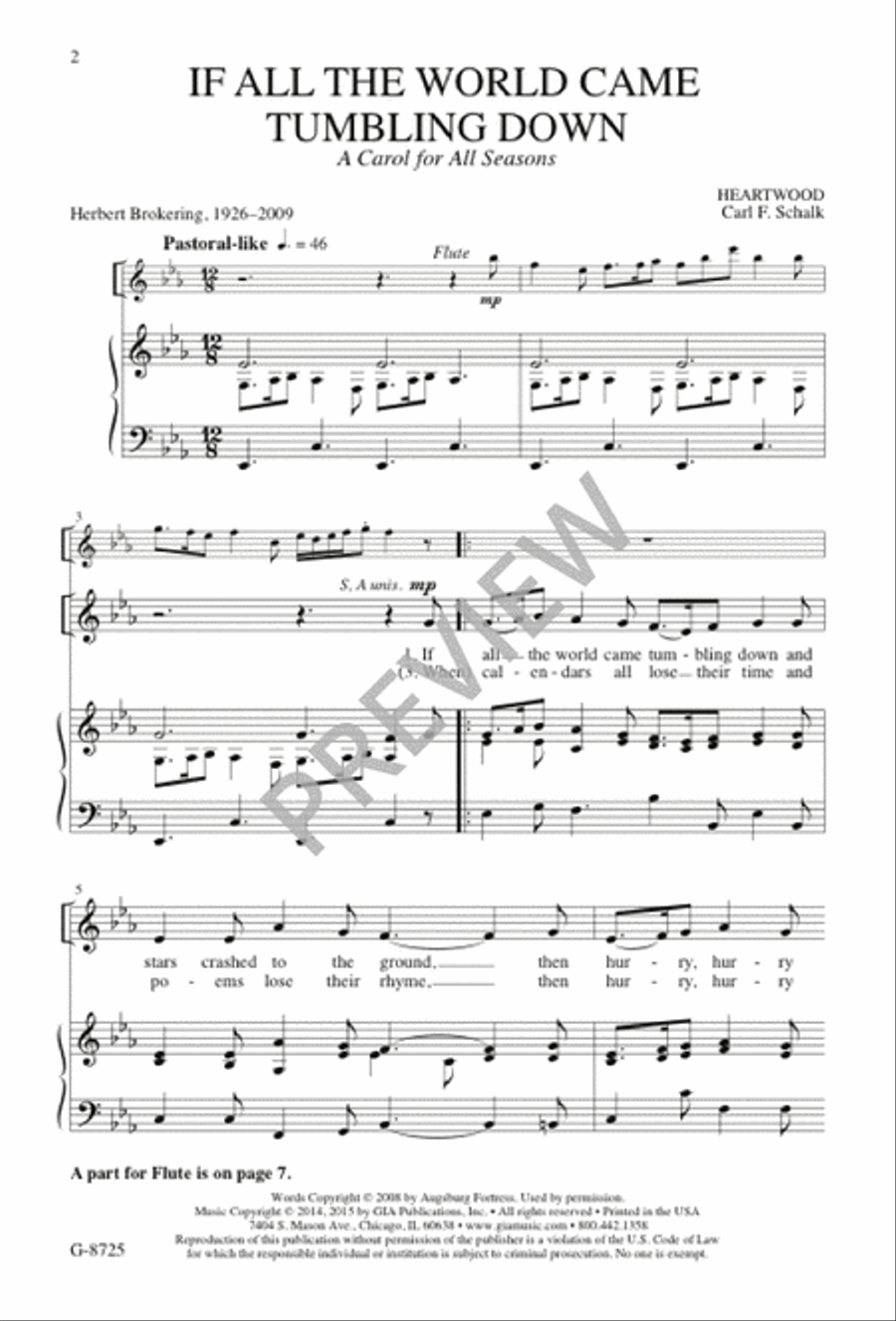 If All the World Came Tumbling Down SA scores gallery preview page 3
