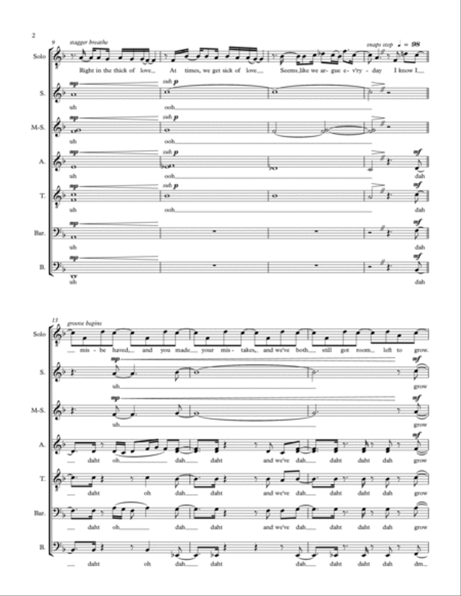 Ordinary People Ordinary People 4-Part scores gallery preview page 2